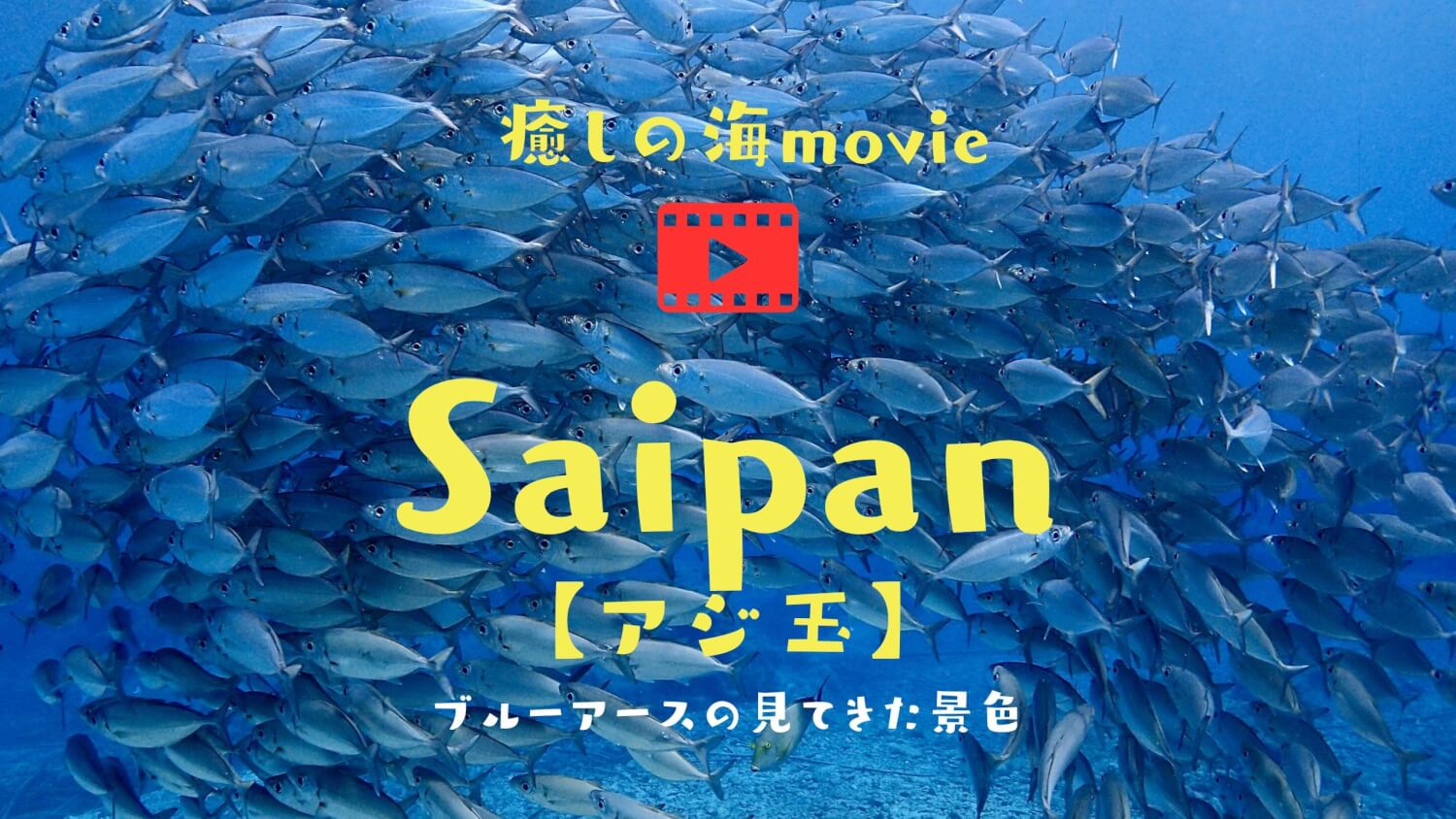 ブルーアースの見てきた景色 癒やしの海movie サイパンアジ玉